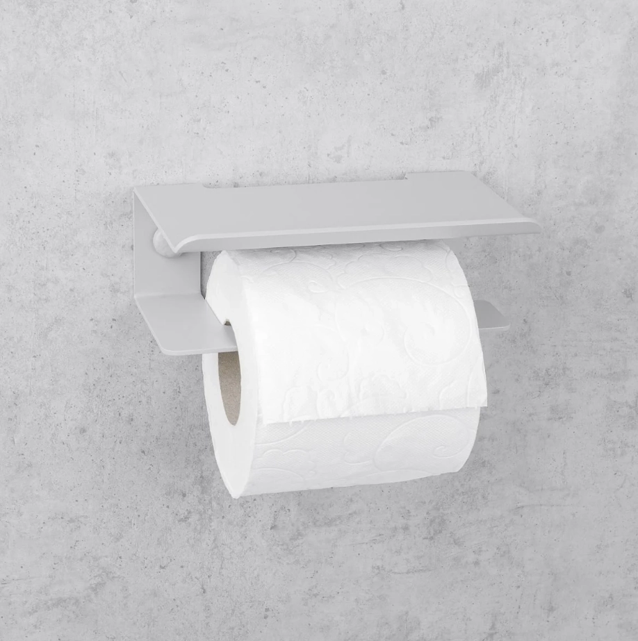 Suport pentru hârtia igienică Bliss PH/B-0225GR gri drept