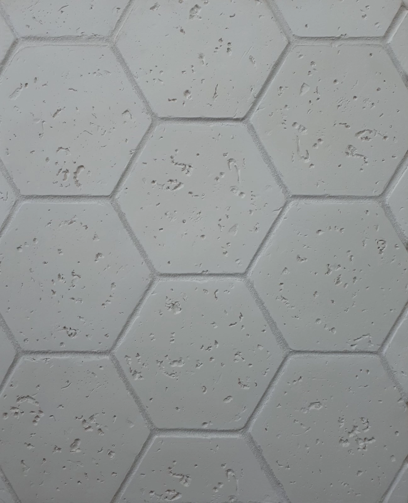Декоративный камень из гипса Hexagon