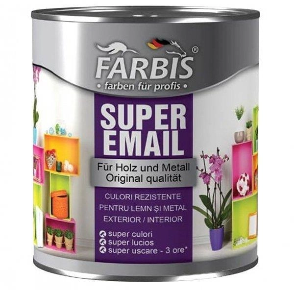 Эмаль Farbis 0.7l белый мат