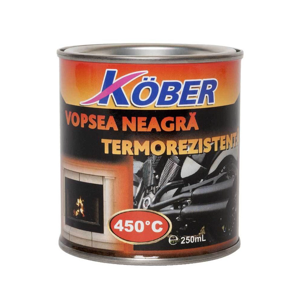 Краска Kober Termo 0.20л чёрный