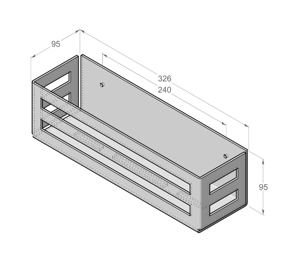 Raft pentru baie Daske Country ADH SH/CY-2700J-A bej