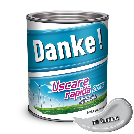 Эмаль Danke 0.75l л светло серый