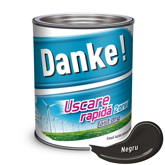 Эмаль Danke 2.5л черный 